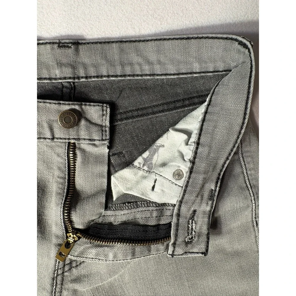 Levis 511 Jeans Mens 29x32 Slim Fit Straight Leg Gray Stretch Denim Medium Wash
